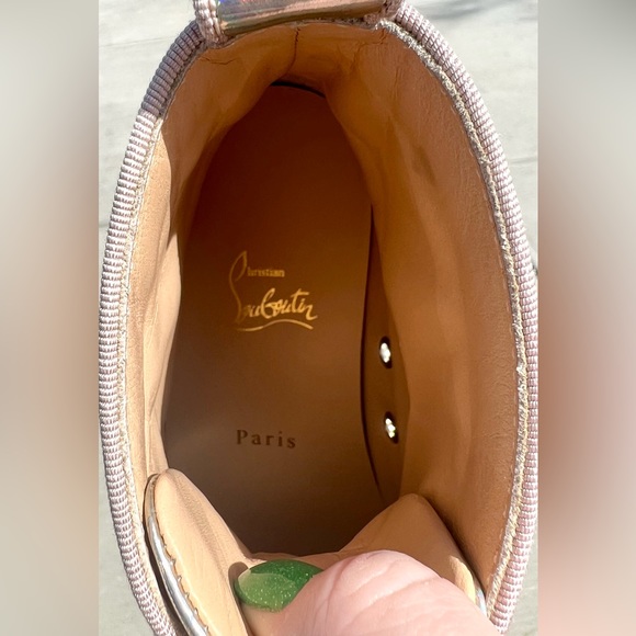 Christian Louboutin Sneakers w/ Swarovski Crystals - Picture 7 of 9